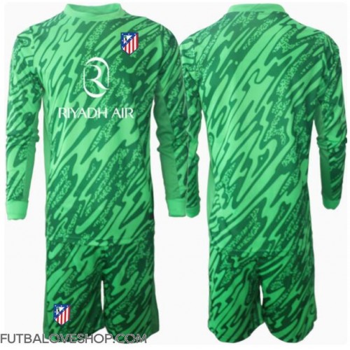 Dres Atletico Madrid Brankarsky Preč pre deti 2024-25 Dlhy Rukáv (+ trenírky)